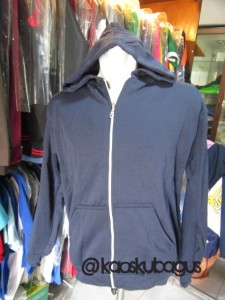 Ready jaket polos warna biru dongker