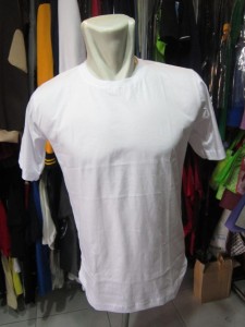 kaos polos combed 30s warna putih